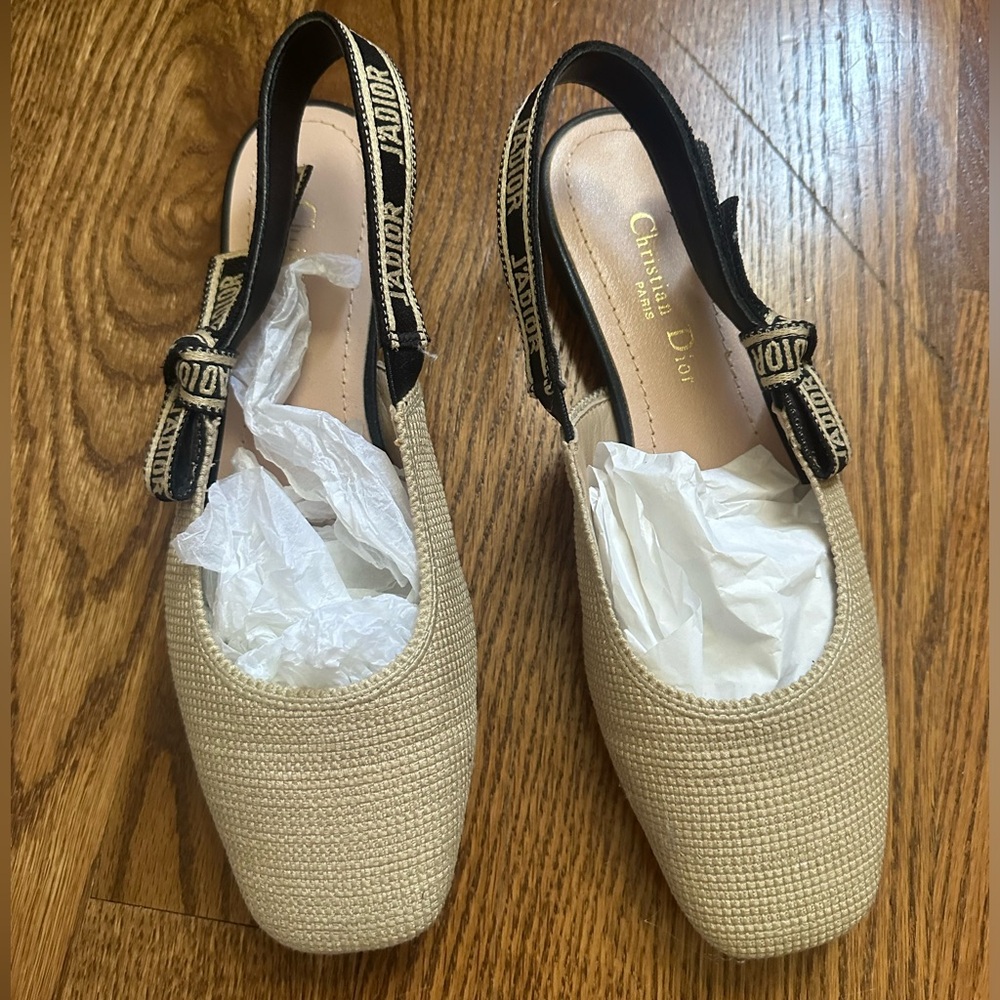 Dior Slingback Flats